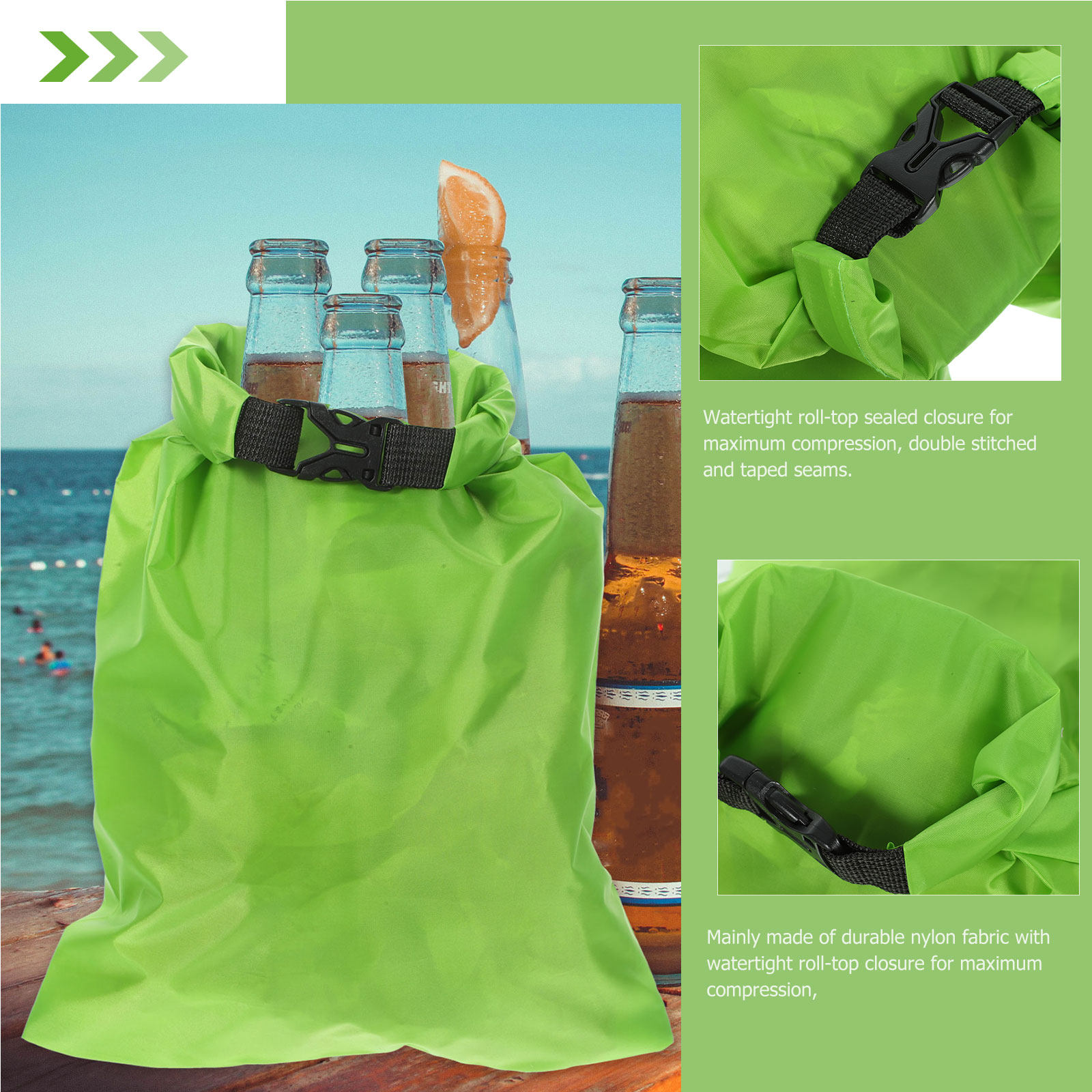 Fishing Bag Waterproof - 3Pcs Tas Penyimpanan Tahan Air untuk