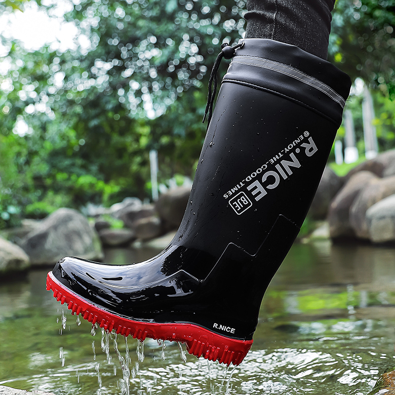 Fishing Boots - Sepatu Hujan Pria Modis untuk Aktivitas