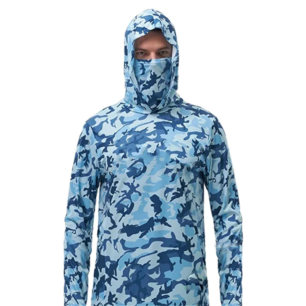 Hoodie Pancing Musim Panas Pri - Fishing Shirt Uv Protection ulasan dan harga