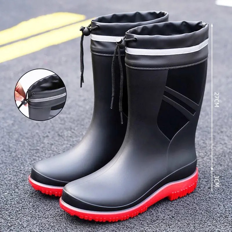 Sepatu Bot Hujan Pria Model Me - Fishing Boots ulasan dan harga